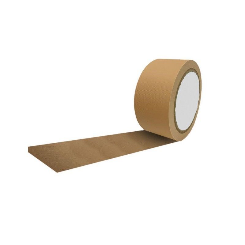 เทปกาว PVC ฉีกขาดง่ายสีน้ำตาลนูนสำหรับบรรจุภัณฑ์