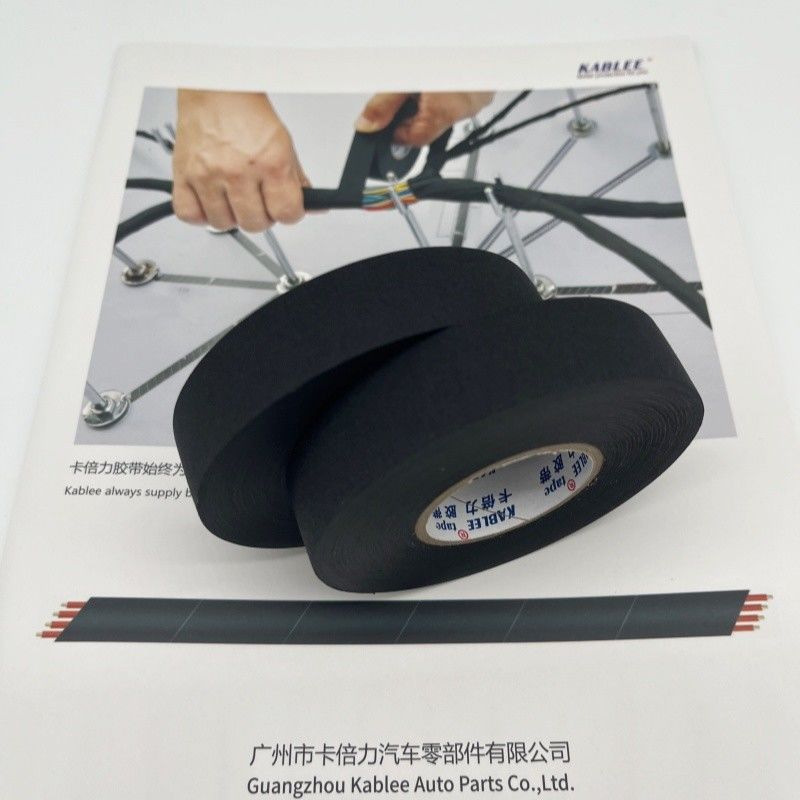 0.2mm ความหนา PET สายรถยนต์ สายรัดเทปผ้าสําหรับการป้องกันสายรถยนต์