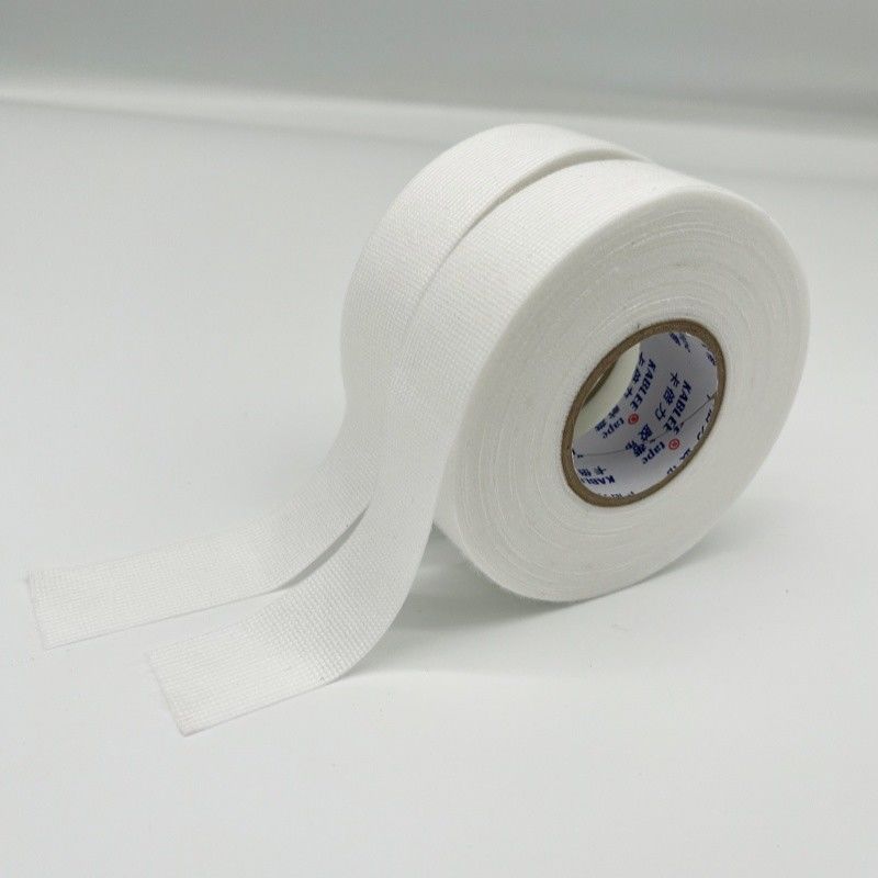 เทปสายไฟ Fleece 19mm ทนต่อการบดกันที่ดี สีดําสําหรับรถยนต์และไฟฟ้า